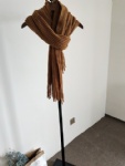 pretty elegant lady knit scarf