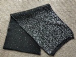 New autumn winter bright silk knitted scarf
